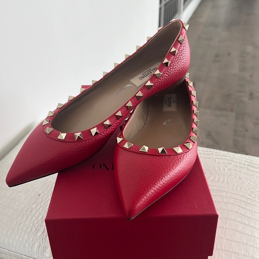 Valentino Garavani Rockstud Ballet Flats
